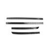 Black Car Accessories For VW Tiguan R-Line 2017 2018 2019 2020 2021 2022 2023 Exterior Rear Bumper Fog Light Lamp Cover Trim