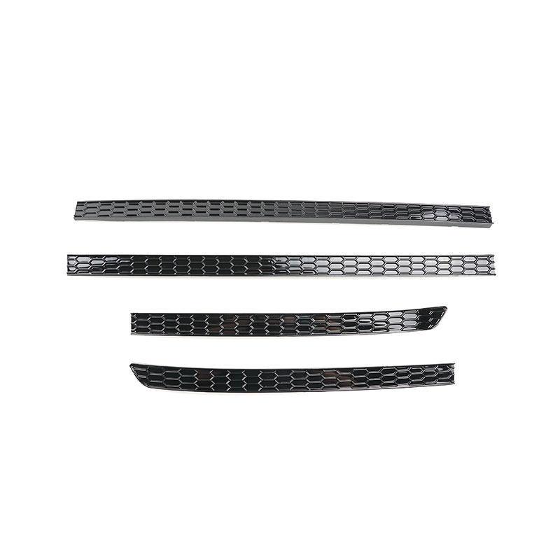 Black Car Accessories For VW Tiguan R-Line 2017 2018 2019 2020 2021 2022 2023 Exterior Rear Bumper Fog Light Lamp Cover Trim