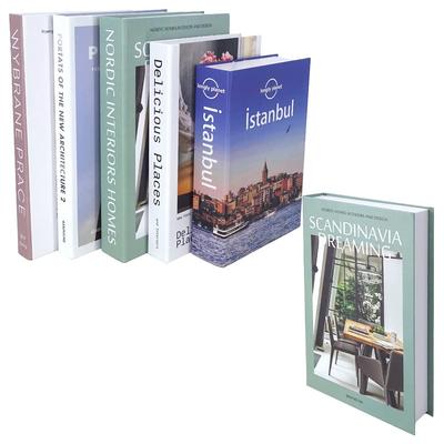 Conjunto Elegante de 5 Livros Falsos para Decoração de Espaço de Fotografia e Exibição, Adereços, Criação,