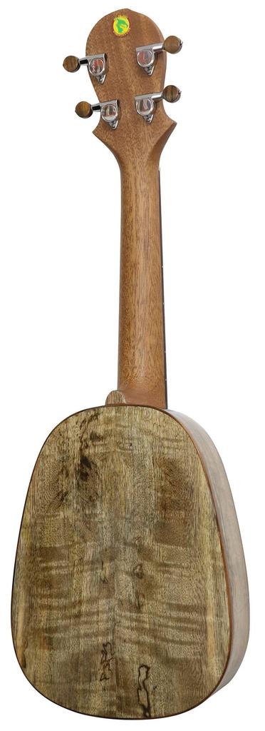 BIG ISLAND Pineapple Trad Series Pineapple Shape Hawaiian Mango Ukulele, Soprano/Long Neck, Body, MP-SLS