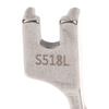 1Pc S518L/T168 Single-Sided Invisible Zipper Presser Foot Unilateral Zipper Feet For Lockstitch Industrial Sewing Machine
