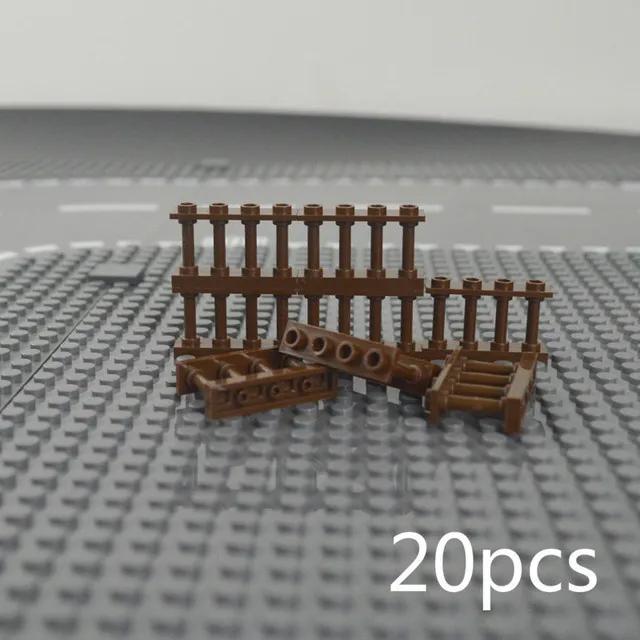 DO IT YOURSELF Assembles Particles 6140 2486 6187 Technical MOC Parts Rails Stair Fence Guardrail Panel Barrier Ladder City Construction Bricks