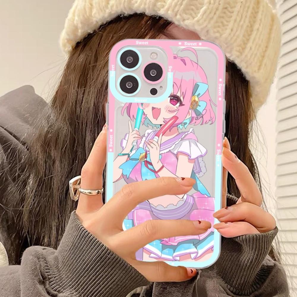 Riamu Yumemi Anime Phone Case For iPhone 11 12 13 14 Mini Pro Max XR X XS TPU Clear Case For 8 7 6 Plus SE 2020