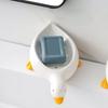 Duck-Shaped Soap Box Non-Slip Design Self-draining Easy to Clean Universal Soap Holder Bathroom Decoration