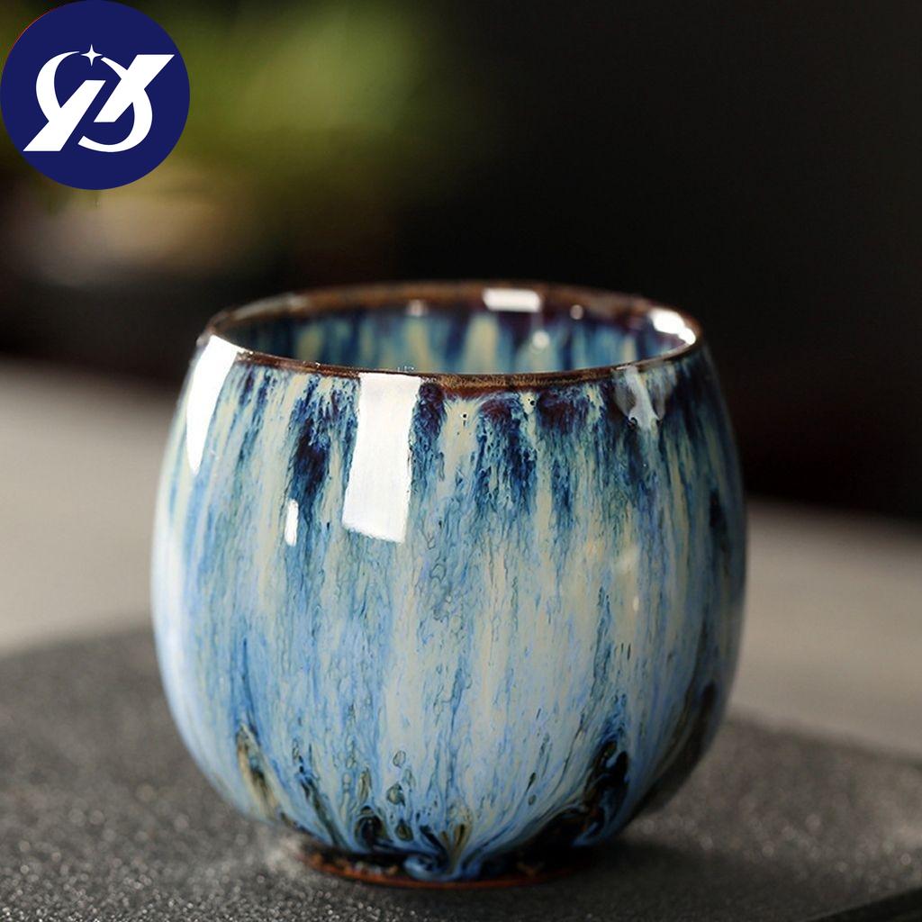 Color Cute Mini Porcelain Cnese Style Pottery Dining Supplies Tea Cup Drinkware Kung Fu Cups