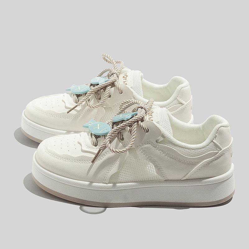 Belle mesh breathable new summer single shoes ins tide niche platform casual shoes 35