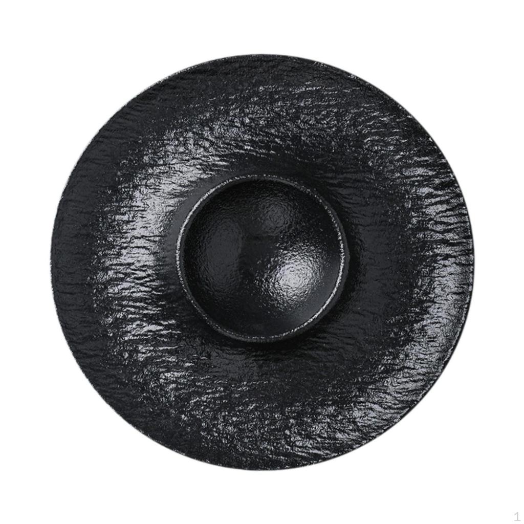 Ceramic Divided Snack Plate Dumpling Chip and Tray Reusable Stylish with Sauce Holder Serving