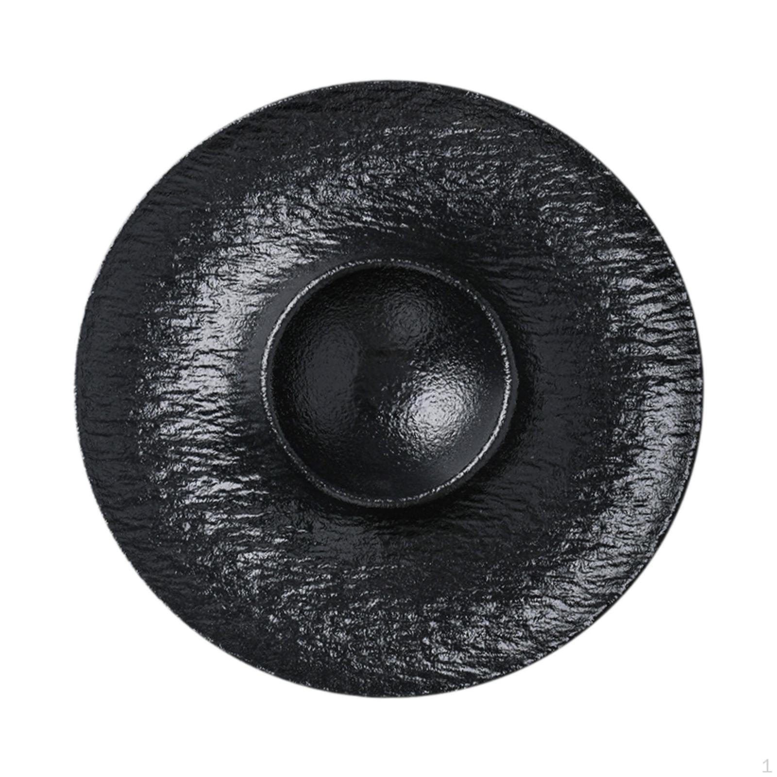 

Ceramic Divided Snack Plate Dumpling Chip and Tray Reusable Stylish with Sauce Holder Serving