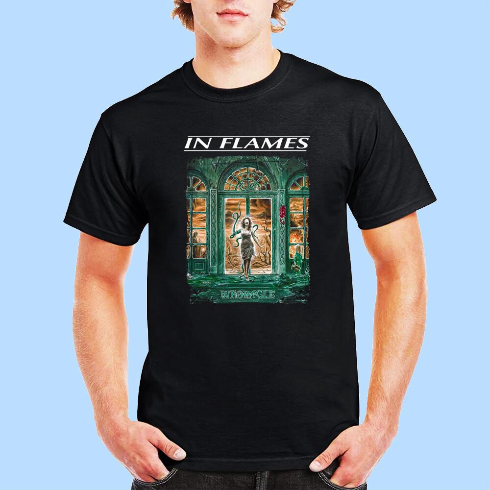 NWT In FlamesWhoracle Classic Music T Shirt Size S 5XL Unisex T-Shirt XXXXL