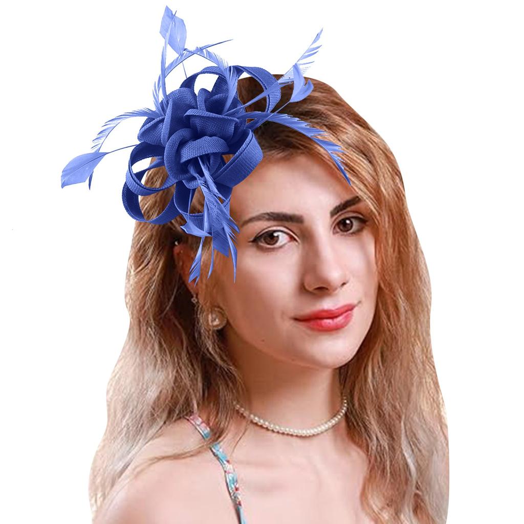 Hair Clip Flowers For Women Fascinators For Women High Tea Party Hats Cocktail Wedding Headware Bridal Headpiece