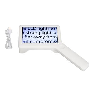 Handlupe 3510X 1MP 6 Lichtchips USB Wiederaufladbar Senioren Leselupe