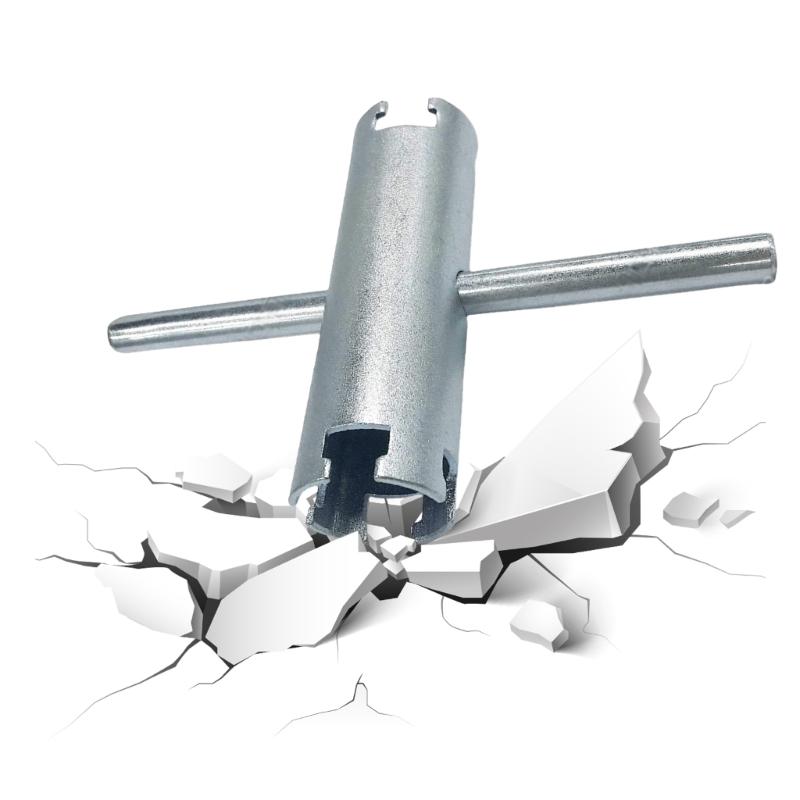 Double Ended Basket Strainer Wrench Mechanical Manual Plumbing Repair Tool For Bathtub Drain Bathroom Maintenance