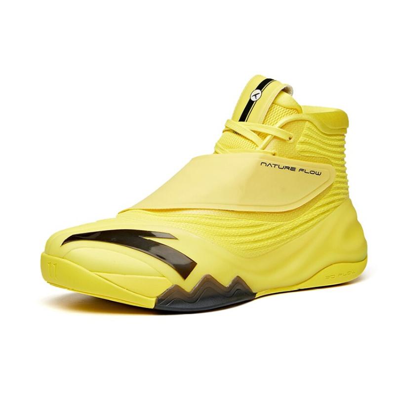 Anta KT6 Thompson 'Dragon' Abrasion Resistant Breathable High Top Basketball Shoes Men's Yellow Sneakers 112041101-10