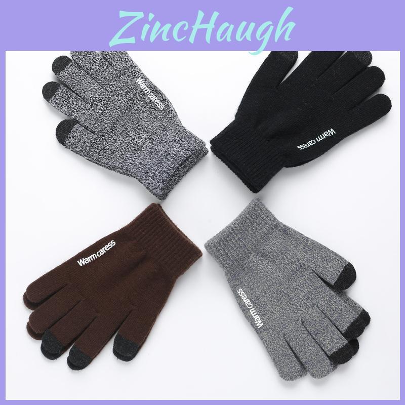 Soft And Comfortable Knitted Winter Warm Gloves With Touch Screen Capability
