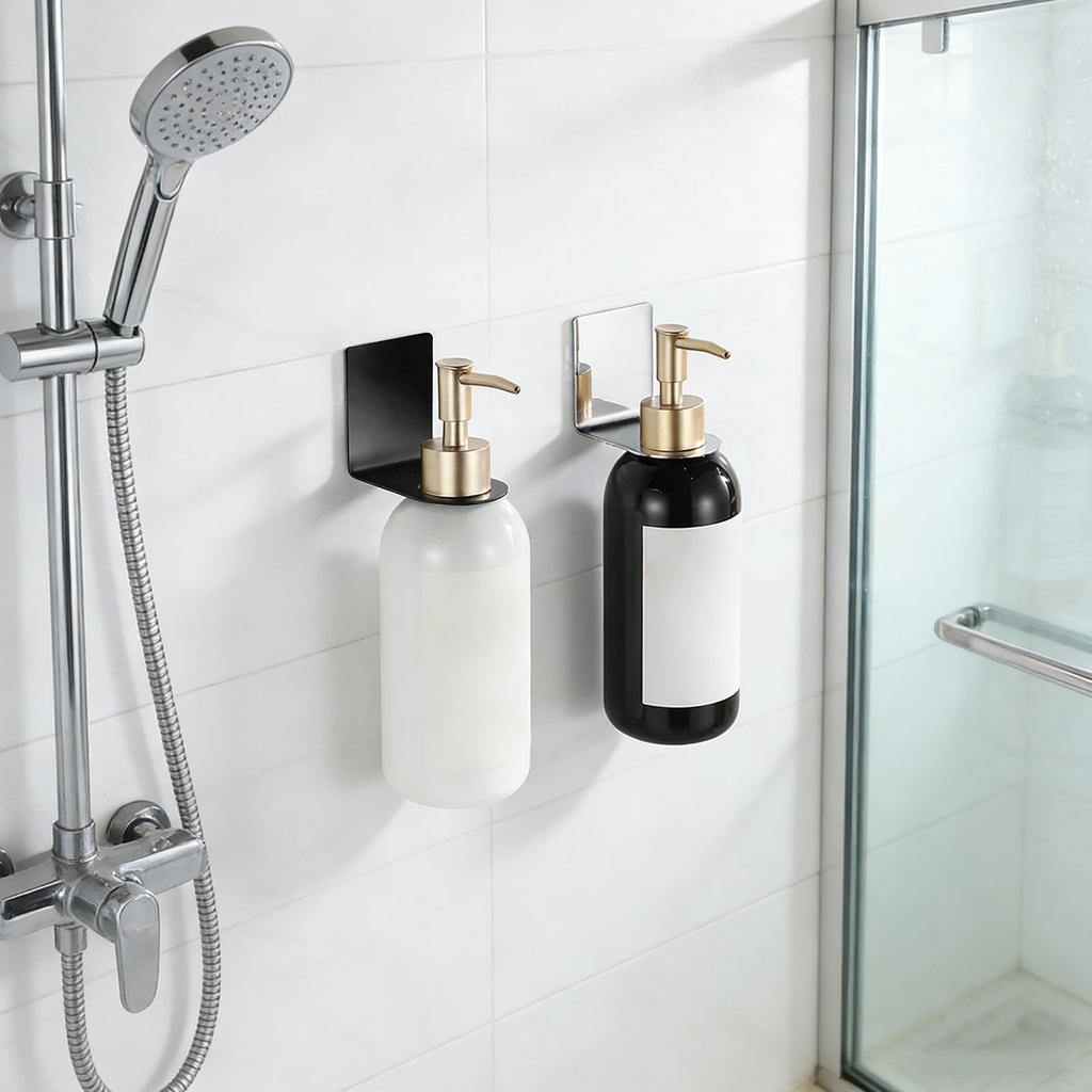 No-drill Adhesive Bottle Holder, 1.1 Inches (2.8 Cm) In Diameter, Suitable For Lotion Bottles, Shampoo Bottles, Etc.