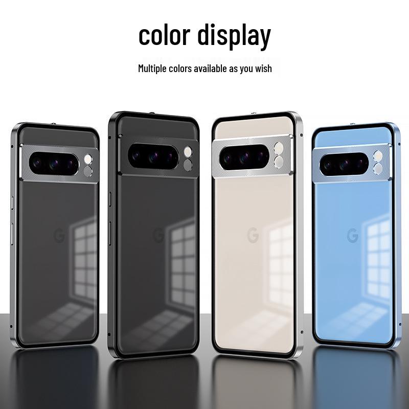 Google Pixel 9 Pro Pop-Up Aluminum Alloy Magnetic Matte Phone Case