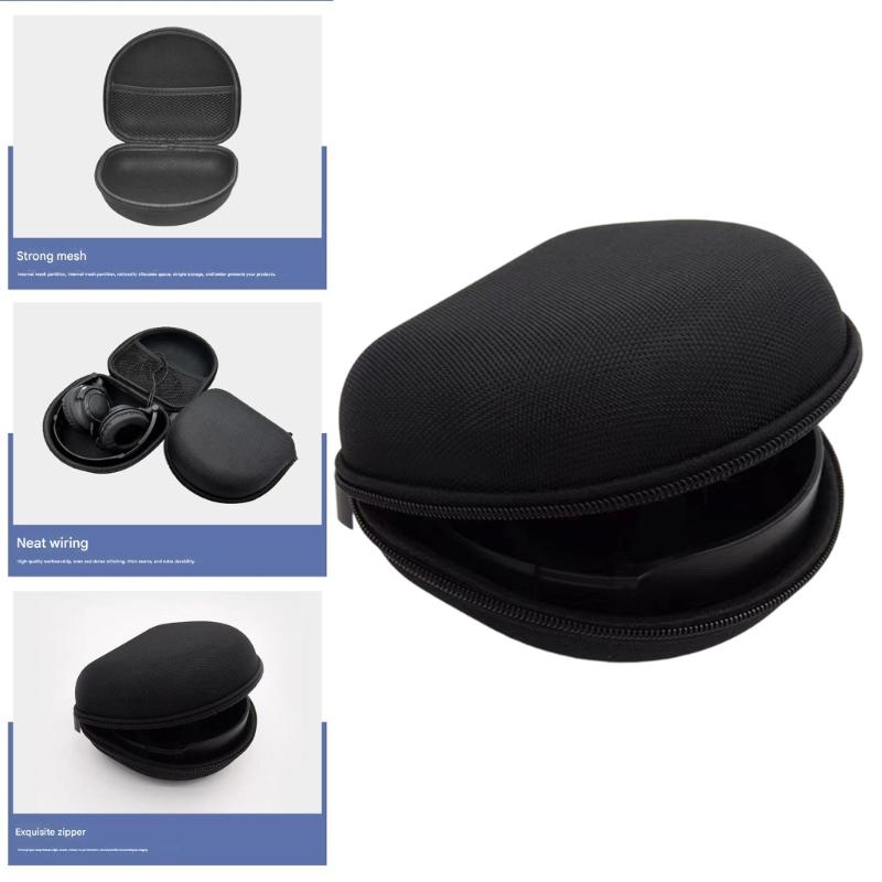 Protective Storage Bag for Dedicated Wireless Headphone Travel Friendly Soft Interior Lining Design