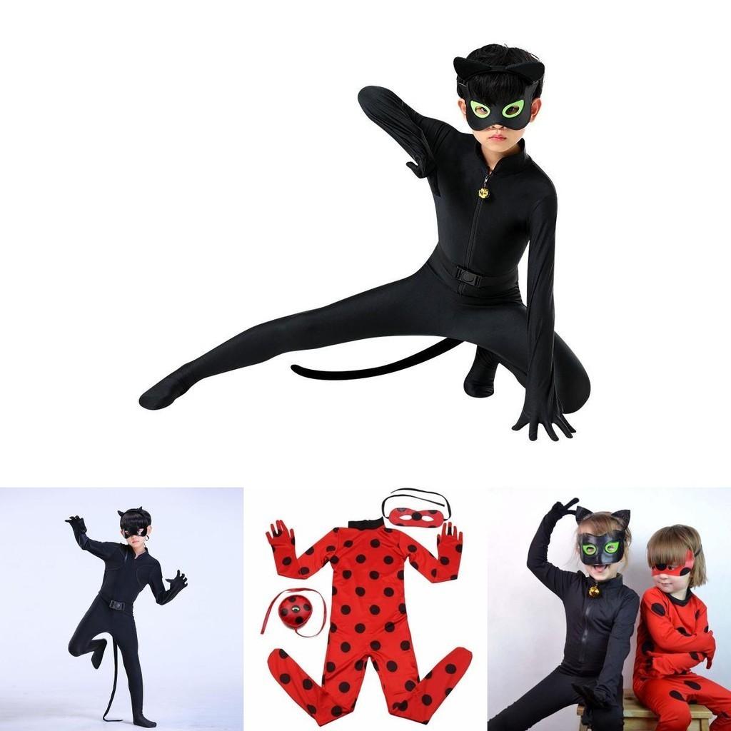 Costum Cosplay Miraculous Ladybug Pentru Copii Și Adulți Perfect Pentru Petreceri de Halloween Și Crăciun!