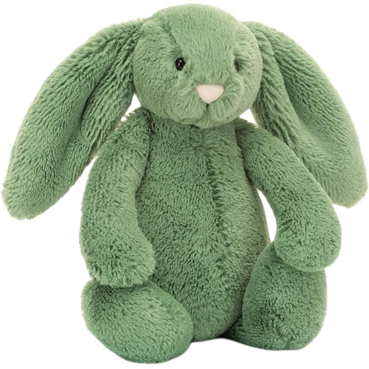 Jellycat Bonnie Rabbit Series Shy Ivy Colour Bonnie Rabbit Little Rabbit Puppet Soothing Doll Plush Doll Sitting Height 15cm High