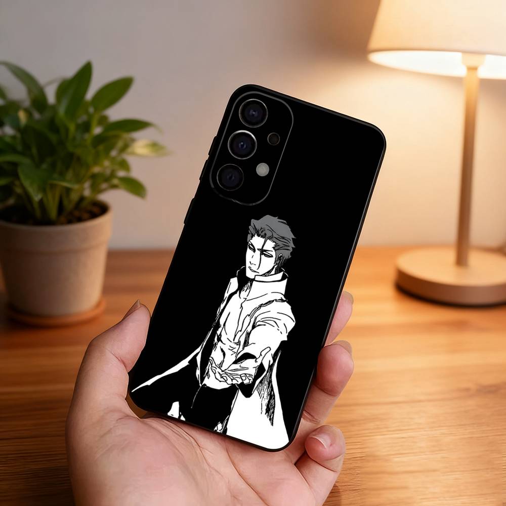 Hot A-Aizen S-Sousuke Anime Phone Case For Samsung S25,S24,S21,S22,S23,S30,Ultra,S20,Plus,Fe,Lite,5G Black Cover