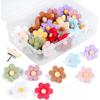 20/30Pcs Sunflower Push Pins for Office Bulletin Board Cork Board Notice Board Pin Drawing Pins Map Pins for Hanging