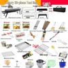 Portable Folding Charcoal Barbecue Grill with Skewers for Outdoor Cooking