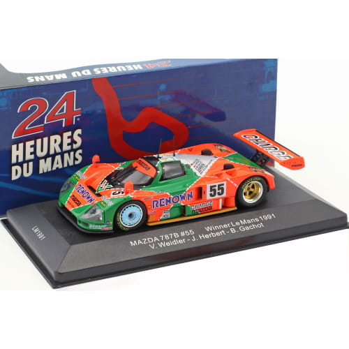 

ixo/Ixo Mazda 787B RENOWN 1991 Le Mans Winner No. 55 1/43 Scale LM1991
