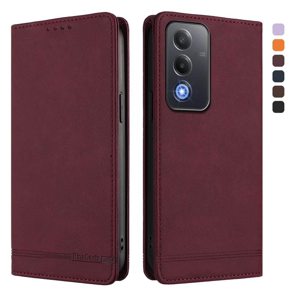 Luxus Magnetische Flip Leder Geldbörse Stoßfeste Hülle Für OPPO A5X A5 Pro A5 A3 Pro A3x A2 A1 Pro A1 Schutzhülle