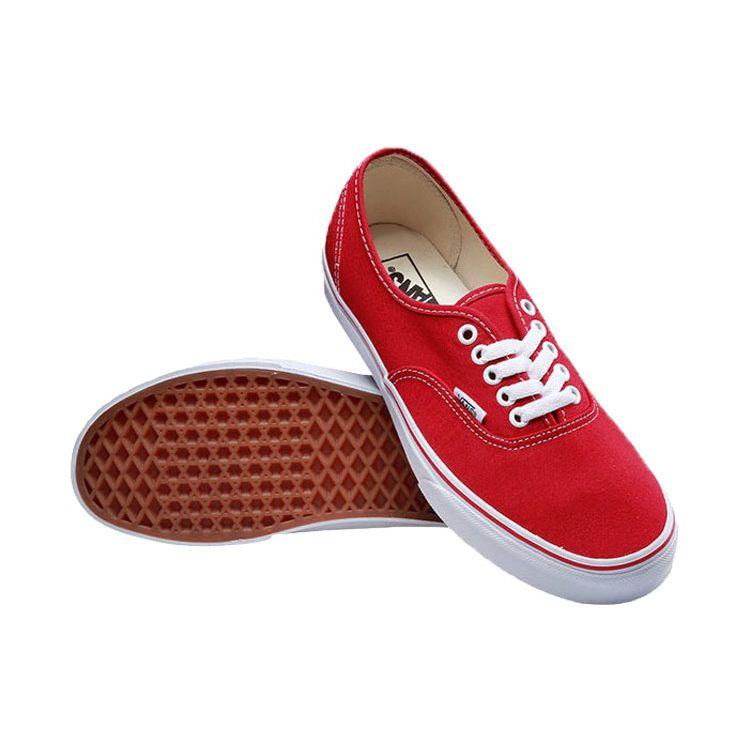 Vans Authentic Red Unisex Sneakers VN0EE3RED