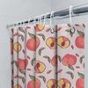 Pink Peach Print Shower Curtain Creative Bathroom Decor For Girls Bathrooms Modern Home Decoration 72X84 Inches