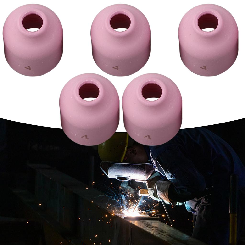 5XTIG Gas Lens Alumina Nozzle Ceramic Cups 53N59 53N58 53N60 53N61 53N61S For SR WP- 9/20/25 TIG Welding Torch Welding Material