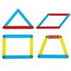 10ks/sada Magnetické geometrické proužky 4-10cm Nástroje Stavební polygonové učební pomůcky