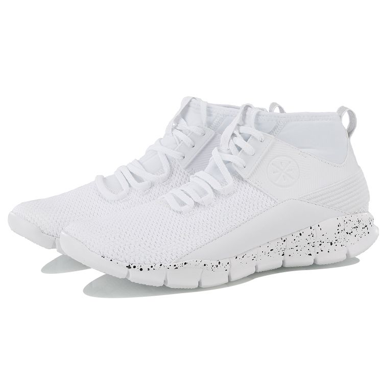Li-Ning Comfortable Versatile Fabric Synthetic Leather Shock Absorption Non-Slip Wear-Resistant Breathable Support Mid-Top Basketball Shoes ABCN019-2