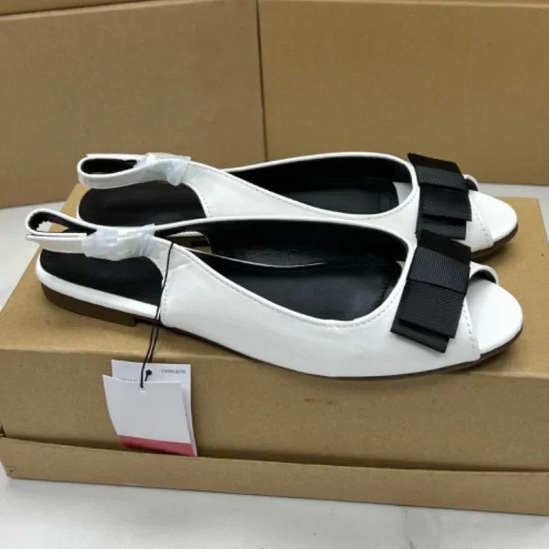 Fashion Shoes for Women  Comfortable Shallow Female Footwear Peep Toe Slingbacks Back Strap Casual Slip On Ladies Flats