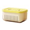 Record Time Vegetable Fruit Crisper Case Fresh-keeping Vegetable Washing Basin  Fridge