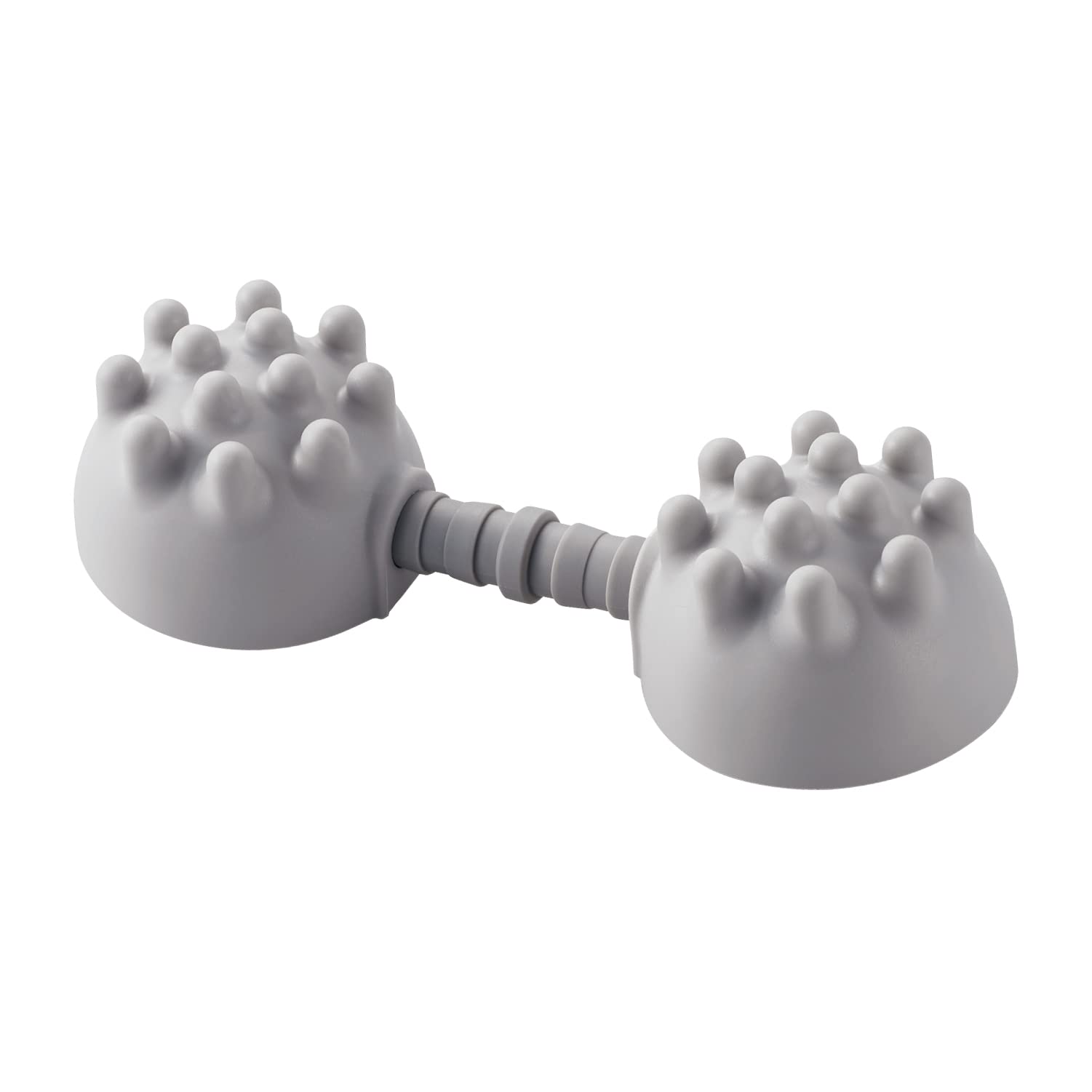 

ELECOM ECLEAR BATH Stretch Ball for Bath Use, Stretchable, with Suction Cup, Hard, and Protruding, Gray, HCF-BTPBTHGY