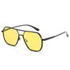 Trendy Sunglasses, Men'S Driving Glasses, Polygonal Polarized Light, Fishing, Night Vision, Driving Sunglasses