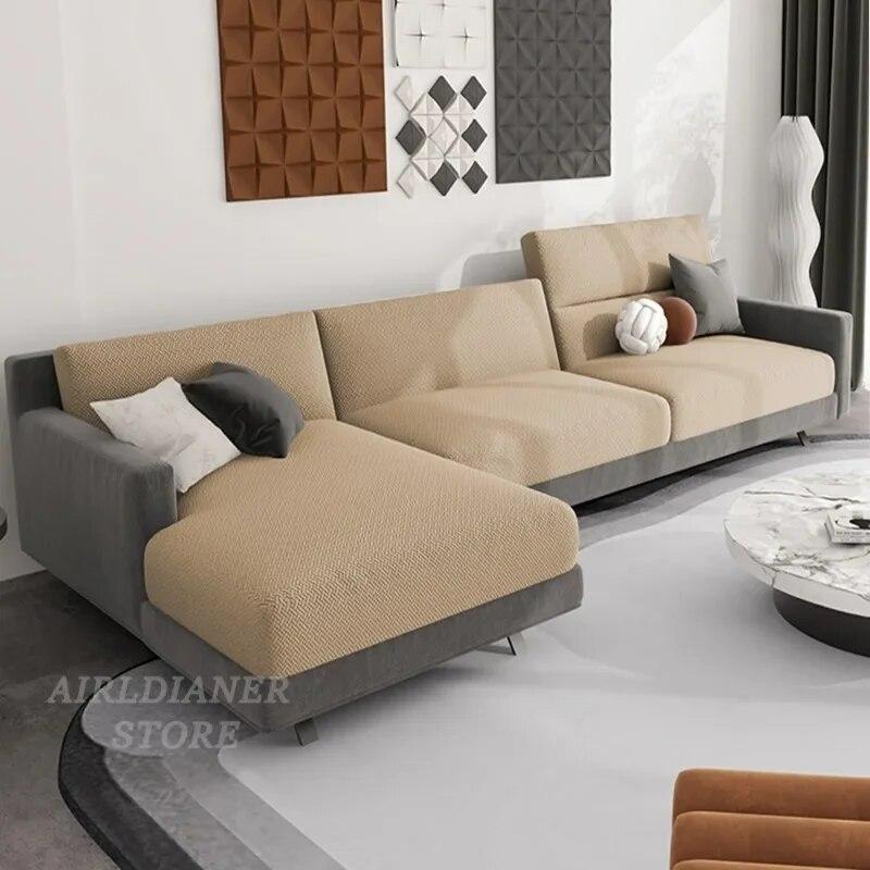Jacquard Sofa Seat Covers Luxury Plain Sofa Cushion Cover Stretch Washable Sofa Cover Living Room Kids Spandex Home Decoration