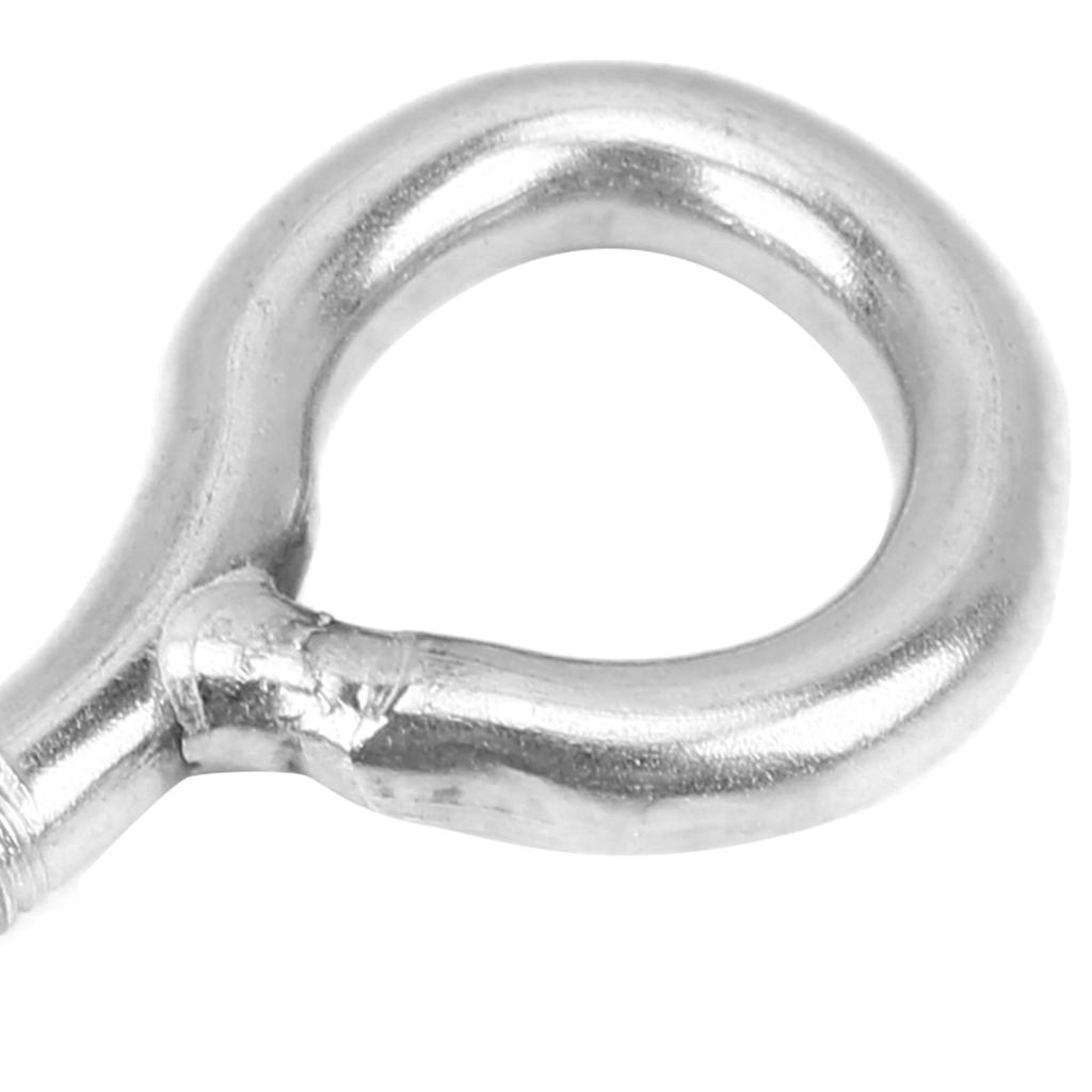 20pcs M4 Eye Bolt Stainless Steel Ring Bolts Machine Welded Closed Screw Rod Eye Screw Bolts