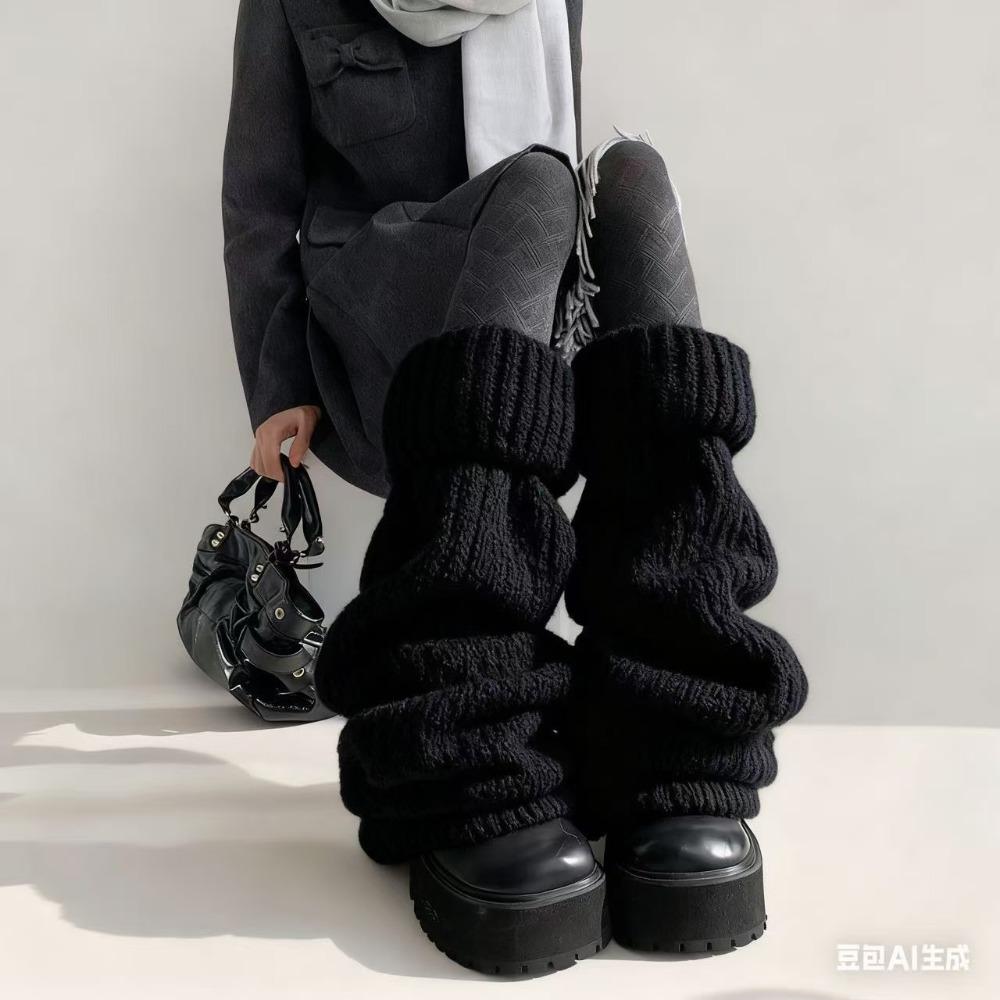 Flare Style Flare Leg Socks Knee-Length Knee-Length Socks Soft Leg Warmers  Daily Wear