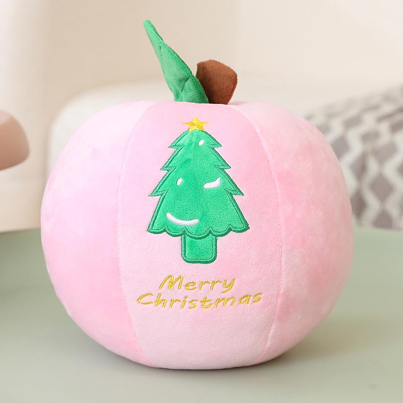Creative Santa Claus Plush Toy - Christmas Peace Apple Doll & Red Apple Pillow Small