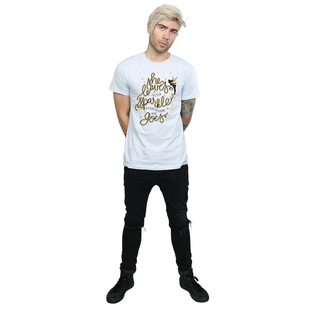 Disney Mens Tinkerbell Stars T-Shirt