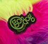 Goobog Furballz Rainbow Plush Dog Toy with CheD Guard Technology