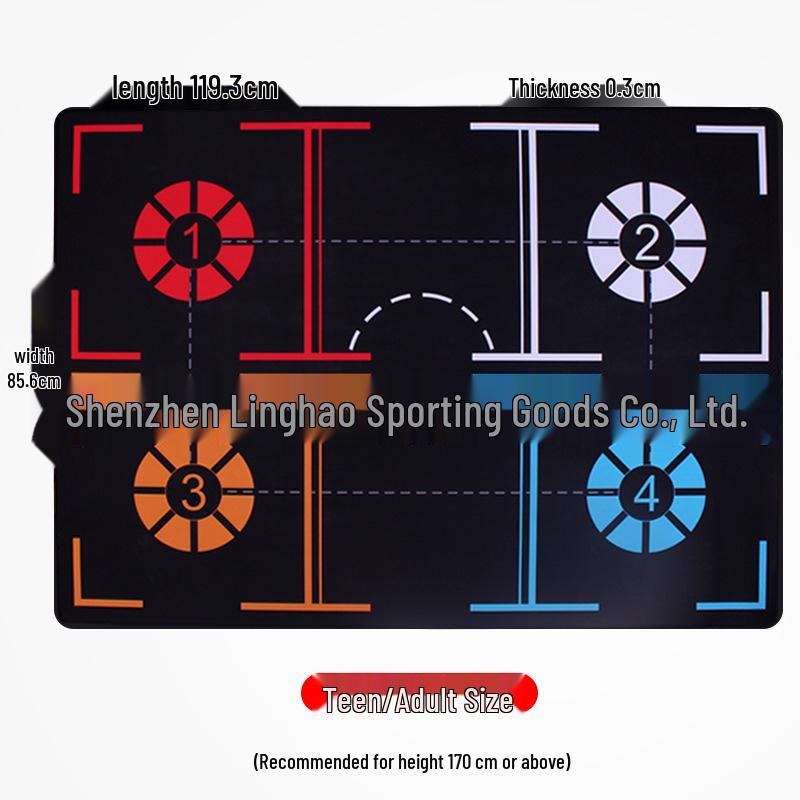 Indoor Basketball Footwork and Dribbling Training Pad for Kids and Adults - Shock Absorption & Noise Reduction
