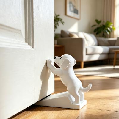 1 Stück Süßer Hundetürstopper, Dreidimensionaler Labrador-förmiger Türkeil, Rutschfeste Schräge, Verhindert das Schließen von Türen und das Einklemmen von Händen