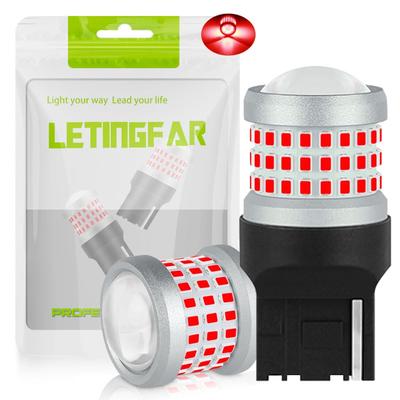 T20 LED Back Lamp, Red, Explosive Light, High Brightness, T20 LED, Single Bulb, Built-in