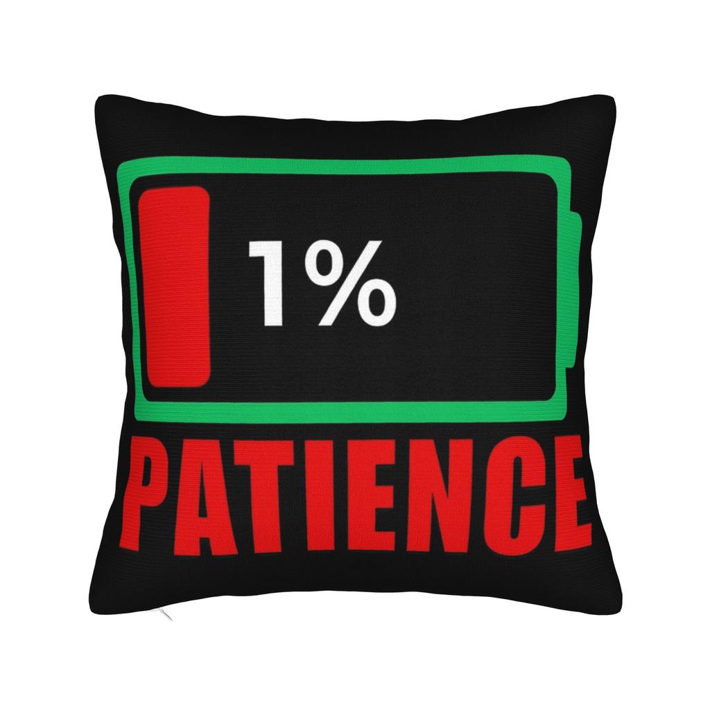 Decorative Pillowcases Patience at 1% Gift Merchandise Car Pillow Case Cover Square Multi Size