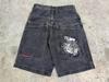 European and American high street shorts skateboard pants pattern couple hiphop hip hop denim shorts source manufacturer wholesale