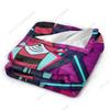Custom Hazbines Eles Alastor Vox 2 Stuff Blanket Soft Velvet Throw Blanket Comfortable Bedding Throws