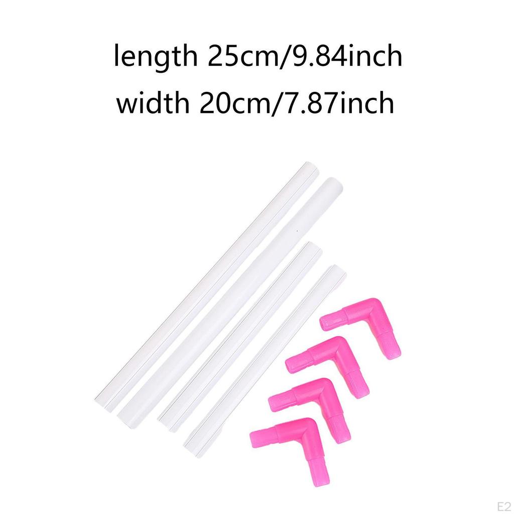 Kreuzstichrahmen Stickrahmen Clip Leichtgewicht Anfängerprojekte Halter Ständer